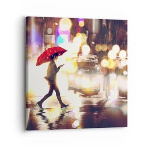 Bild auf Leinwand - Leinwandbild - Und doch sonnig - 30x30 cm