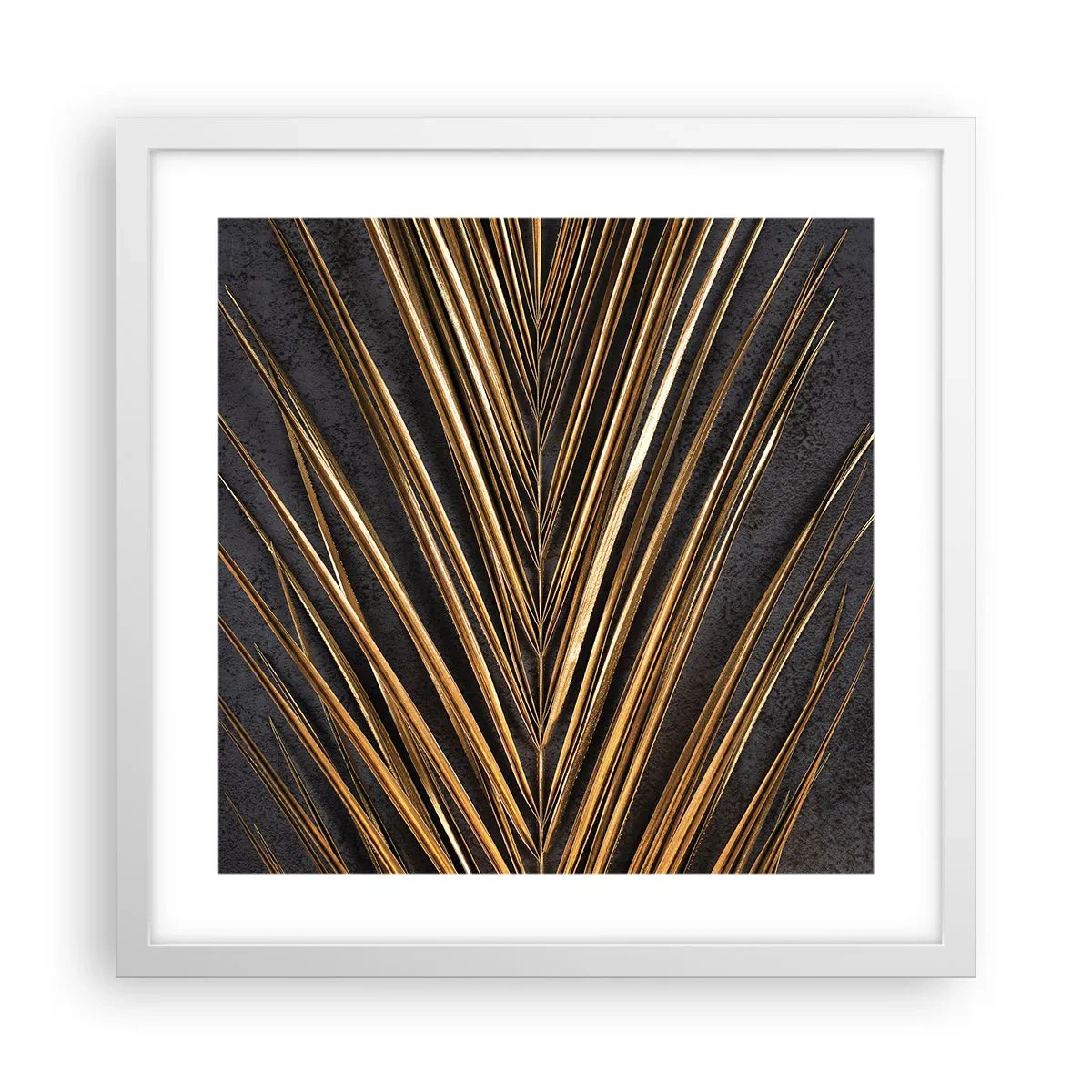 Poster in einem weißen Rahmen - Das Gold der Tropen - 40x40 cm
