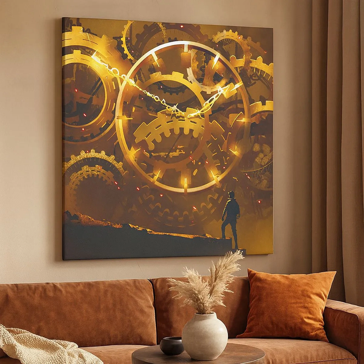 Bild auf Leinwand - Leinwandbild - An der Quelle der Zeit - 30x30 cm