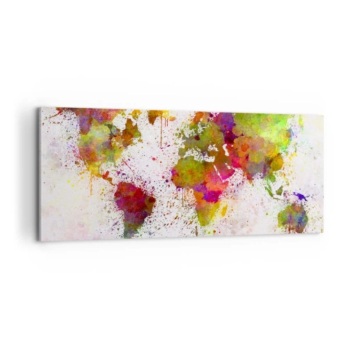 Bild auf Leinwand - Leinwandbild - Irgendwie ist es gleich geworden - 100x40 cm