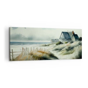 Bild auf Leinwand - Leinwandbild - Abseits vom Trubel - 100x40 cm