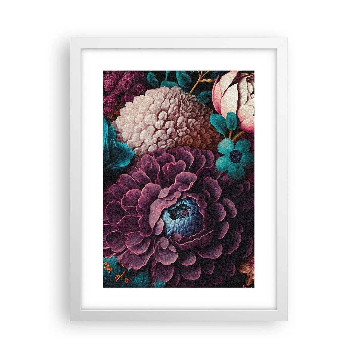 Poster in einem weißen Rahmen - Natur in Hülle und Fülle - 30x40 cm