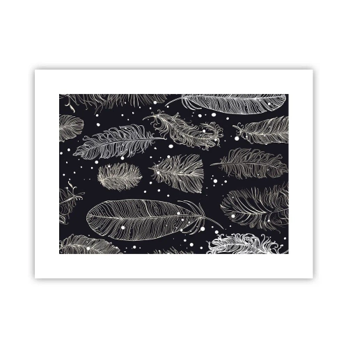 Poster - Gefiederte Spitze - 40x30 cm