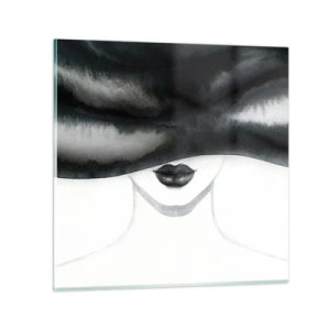 Glasbild - Bild auf glas - Ein sinnliches Geheimnis - 40x40 cm