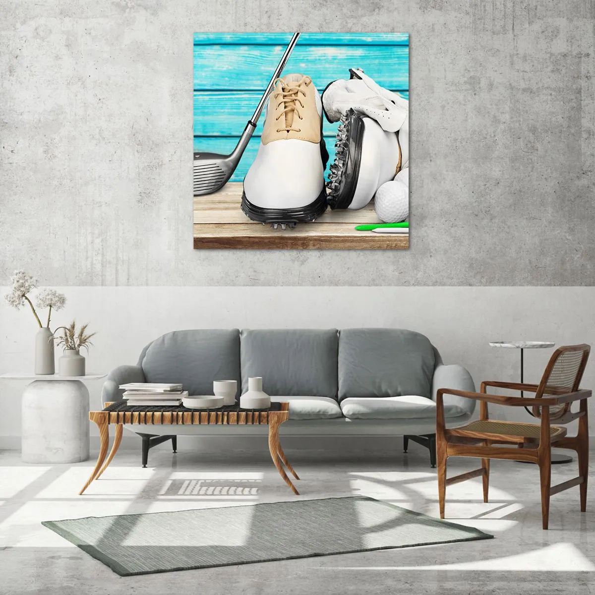 Glasbild - Bild auf glas - Alles ist bereit - 50x50 cm