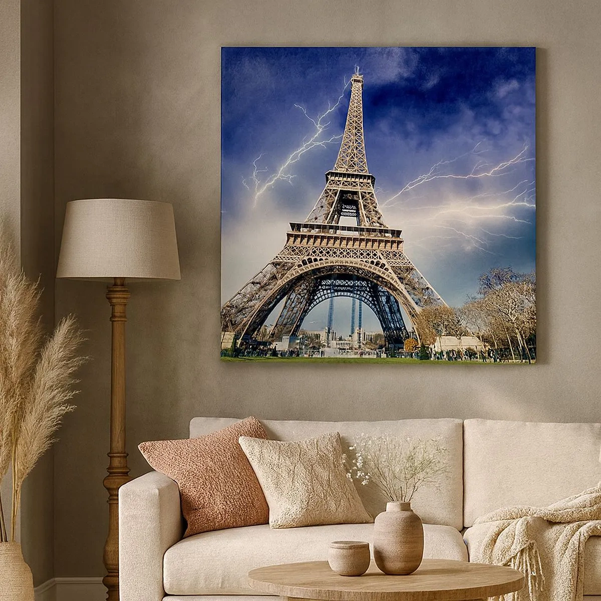 Bild auf Leinwand - Leinwandbild - Herrscherin der Stürme - 30x30 cm