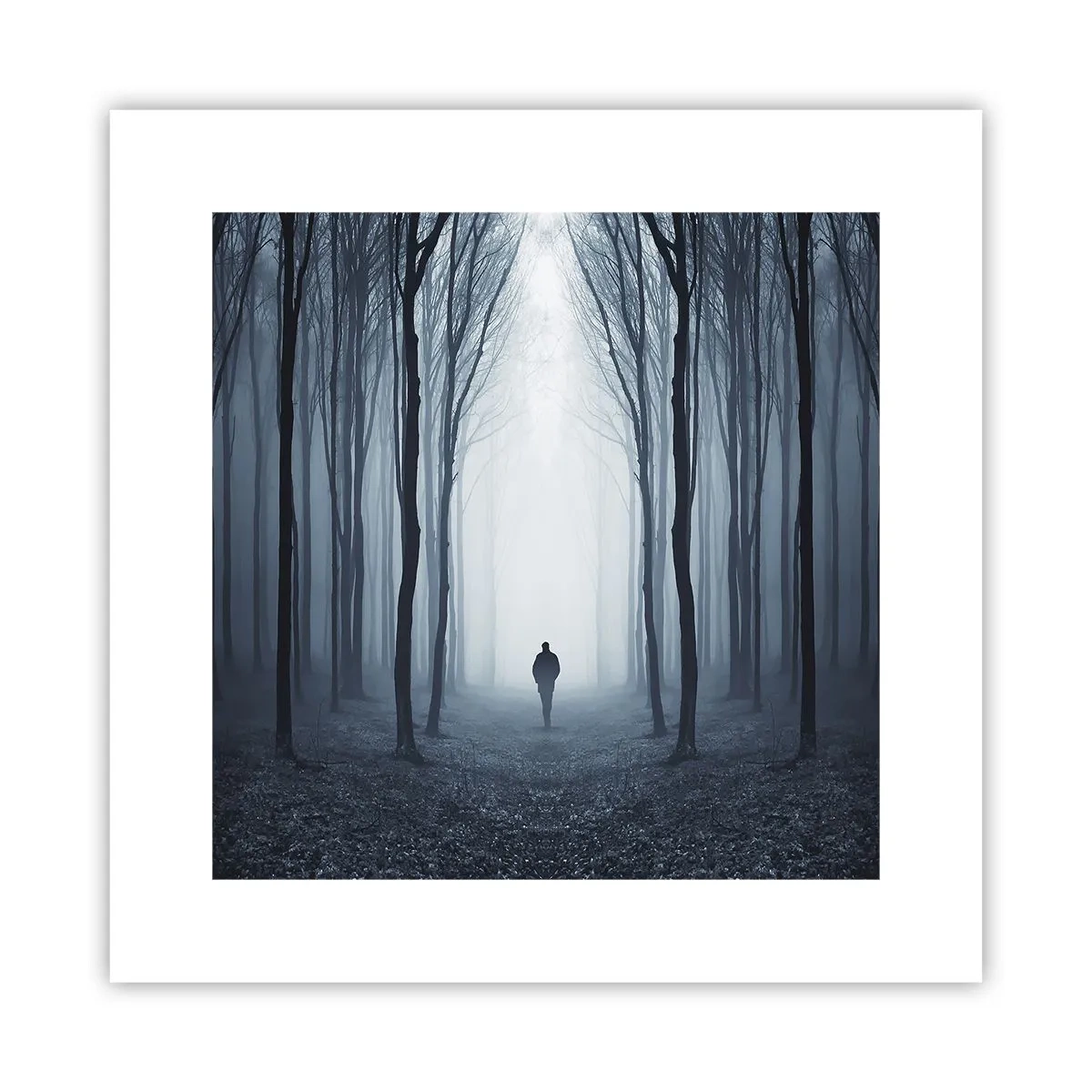 Poster - Alles einfach und übersichtlich - 30x30 cm