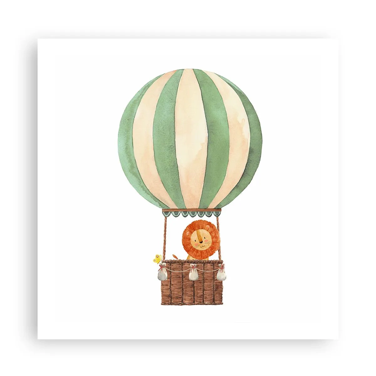 Poster - Leons Reisen - 60x60 cm