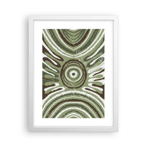Poster in einem weißen Rahmen - Explosion von Emotionen - 30x40 cm