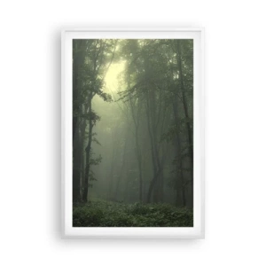 Poster in einem weißen Rahmen - Bevor er aufwacht - 61x91 cm