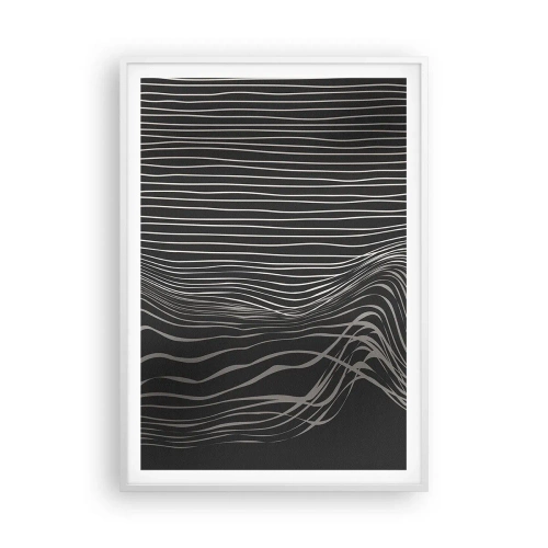 Poster in einem weißen Rahmen - Rhythmus und Akzent - 70x100 cm