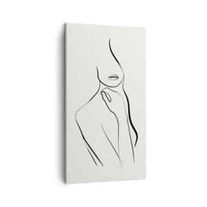 Bild auf Leinwand - Leinwandbild - Eine Welle der Melancholie - 45x80 cm