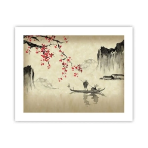 Poster - Im Land der blühenden Kirschbäume - 50x40 cm