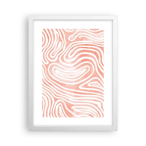 Poster in einem weißen Rahmen - Im Korallenlabyrinth - 30x40 cm