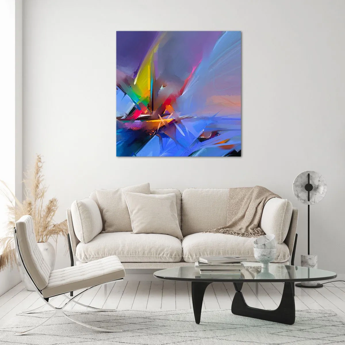 Glasbild - Bild auf glas - Propeller wie ein Vogel - 30x30 cm