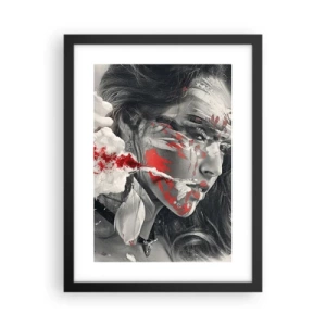 Poster in einem schwarzem Rahmen - Im Dunst der Absurdität - 30x40 cm
