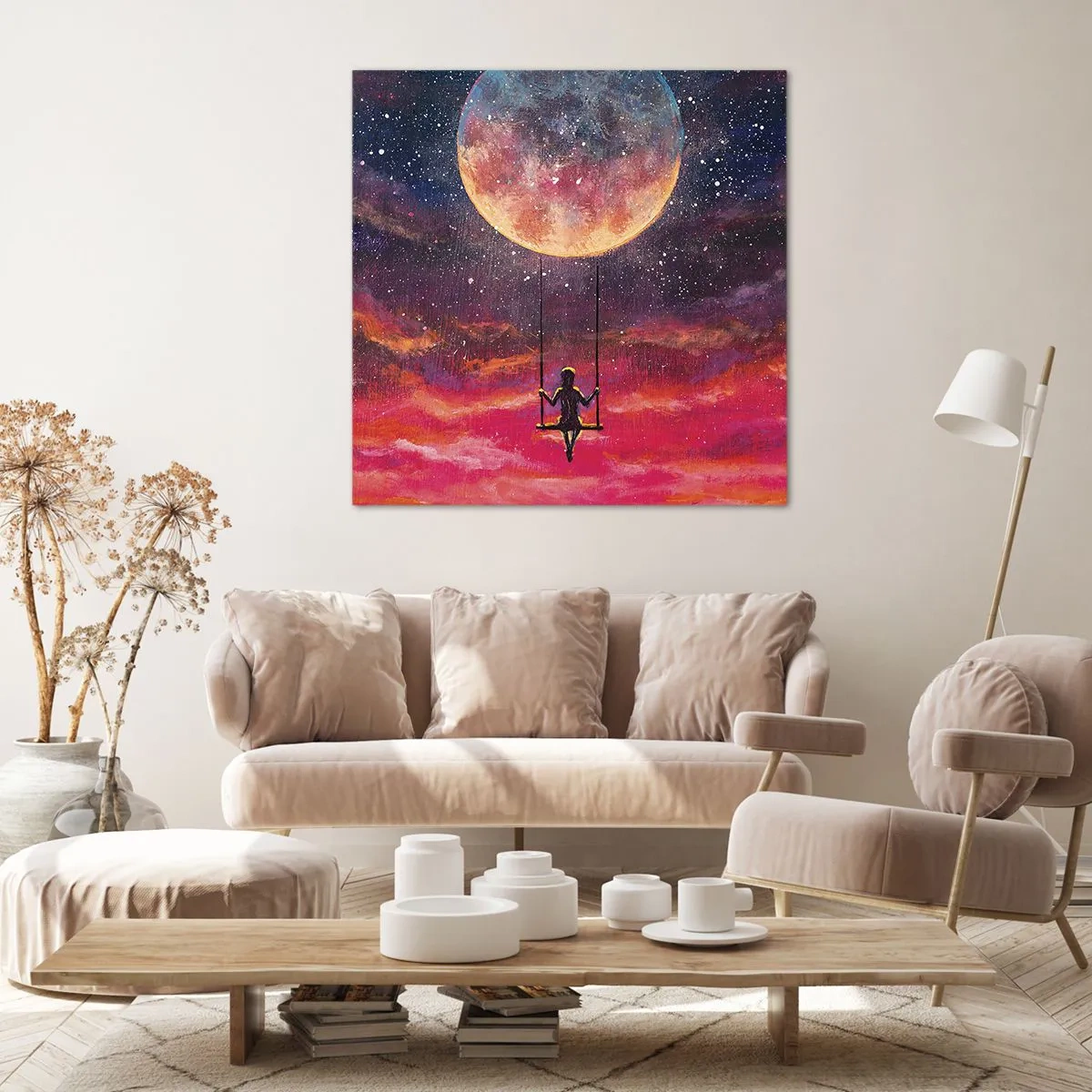 Bild auf Leinwand - Leinwandbild - Traum - 50x50 cm