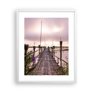 Poster in einem weißen Rahmen - Frieden und Ruhe Asiens - 40x50 cm