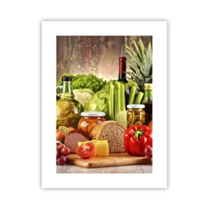 Poster - Geräuchert, gebacken und eingelegt - 30x40 cm