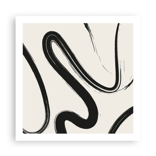 Poster - Schwarz-Weiß-Laune - 60x60 cm