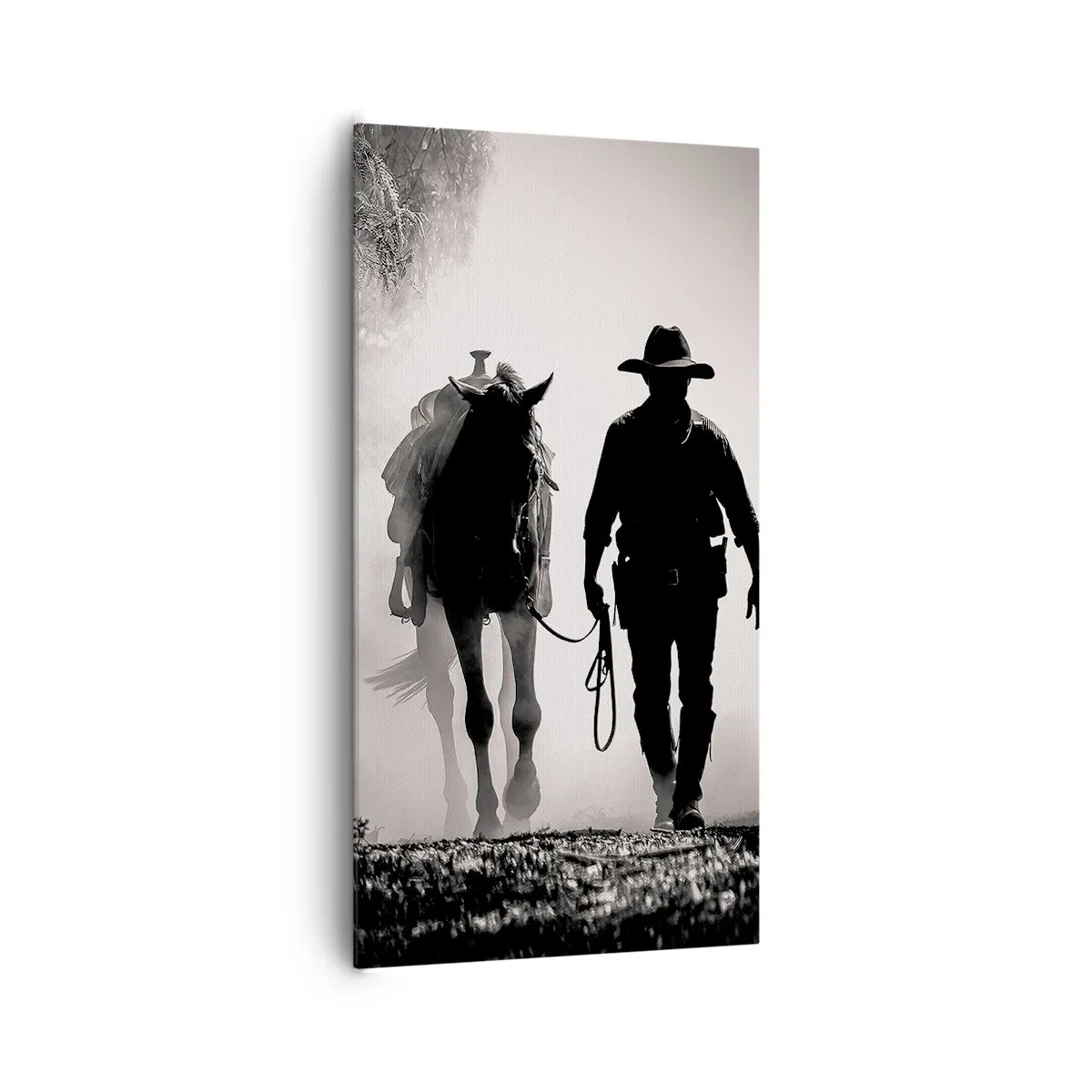 Bild auf Leinwand - Leinwandbild - Texas-Morgen - 65x120 cm