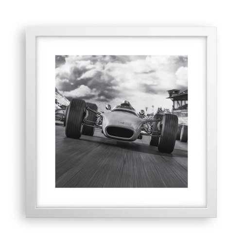 Poster in einem weißen Rahmen - Power ist da! - 30x30 cm