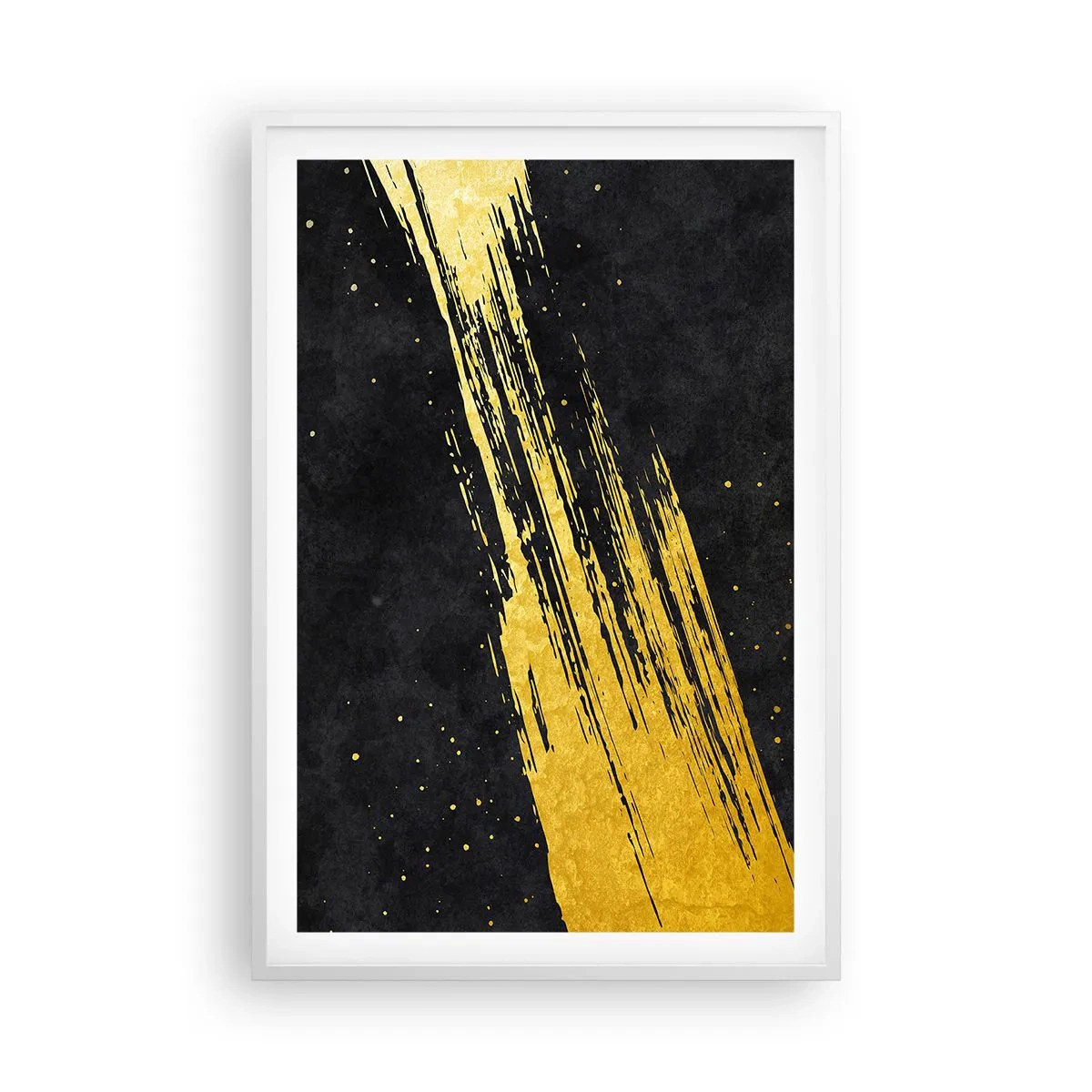 Poster in einem weißen Rahmen - Sprung in den Hyperraum - 61x91 cm