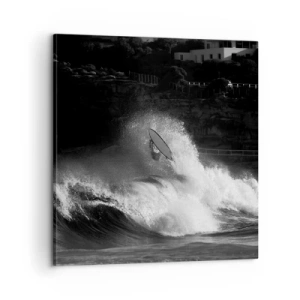 Bild auf Leinwand - Leinwandbild - Herausforderung angenommen! - 60x60 cm