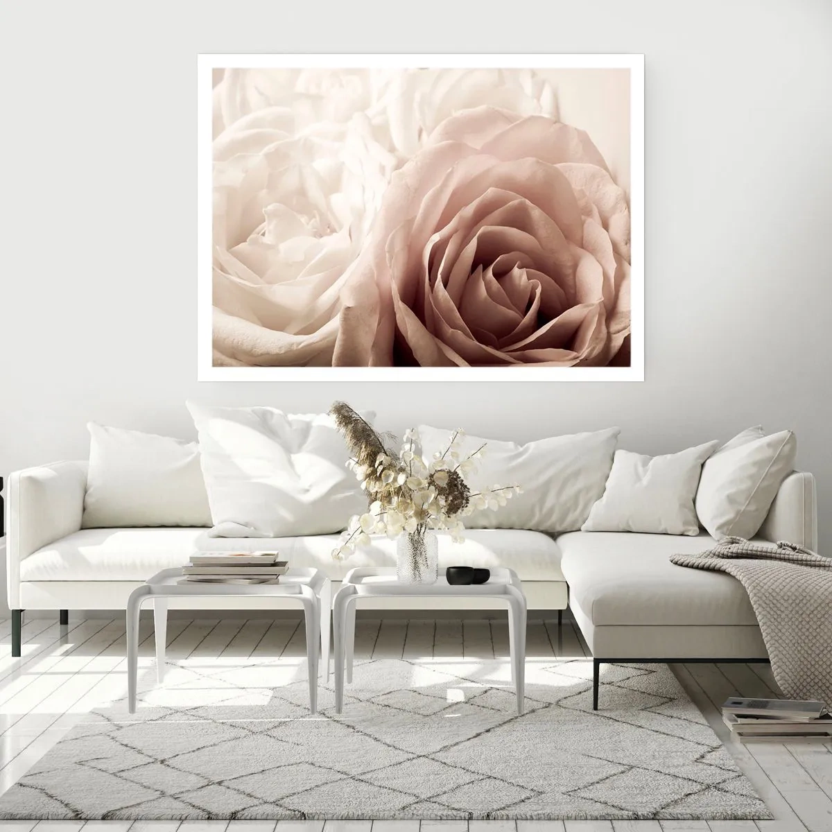 Poster - Im Herzen der Rose - 40x30 cm