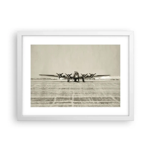 Poster in einem weißen Rahmen - Wie immer bereit - 40x30 cm