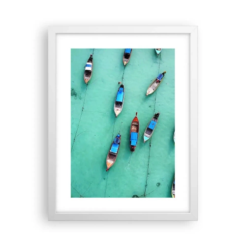 Poster in einem weißen Rahmen - In freudiger Erwartung - 30x40 cm