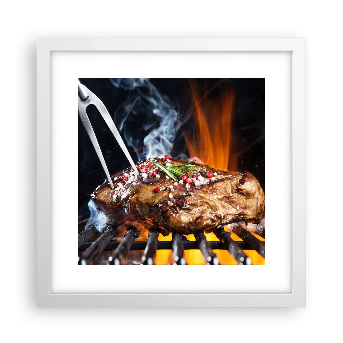 Poster in einem weißen Rahmen - Saftig und duftend - 30x30 cm