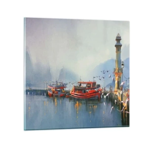 Glasbild - Bild auf glas - Am Ende der Welt - 70x70 cm