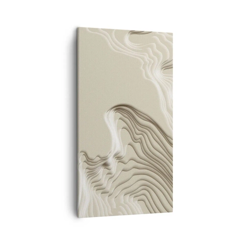 Bild auf Leinwand - Leinwandbild - Topographie der Kunst - 45x80 cm