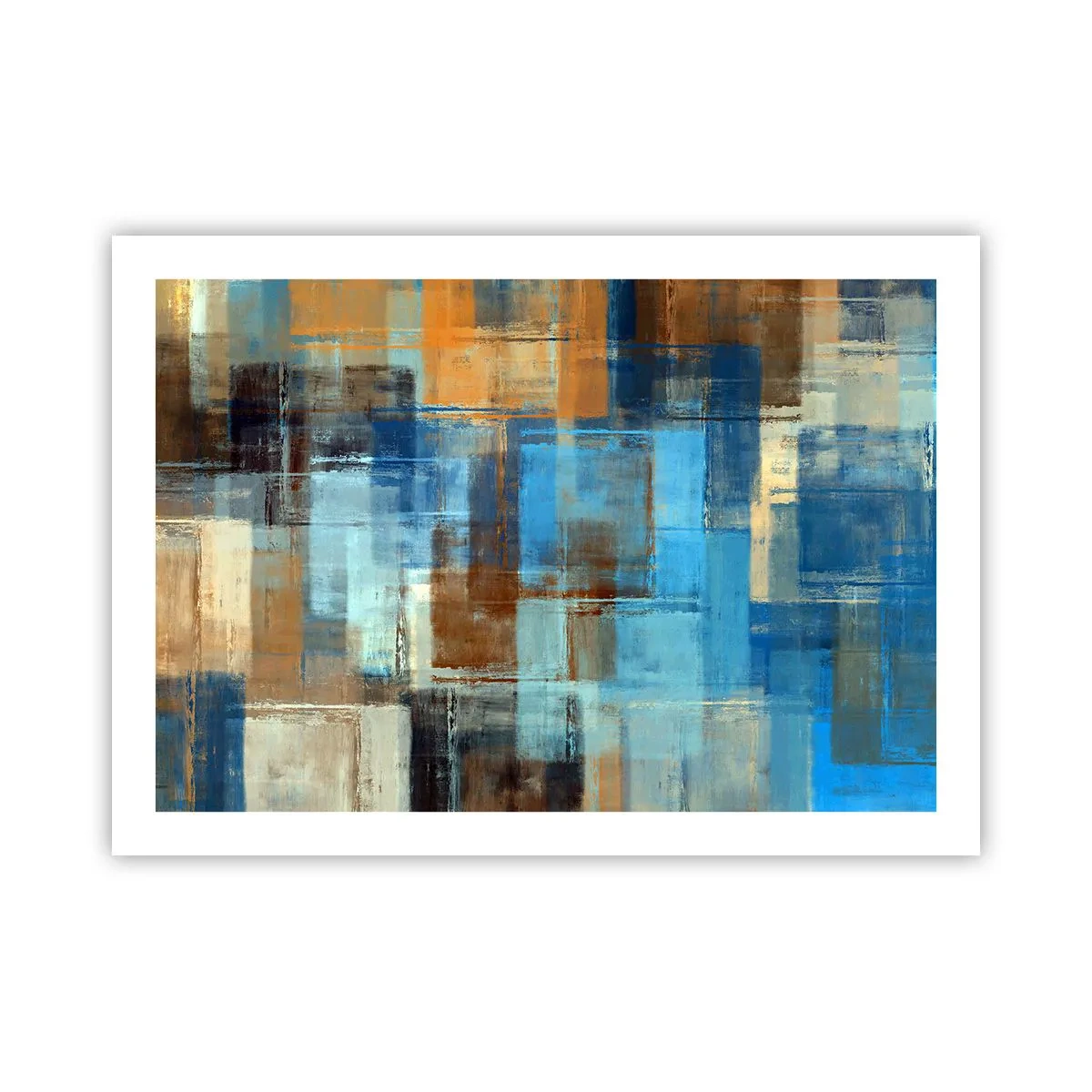 Poster - Durch den blauen Schleier - 70x50 cm