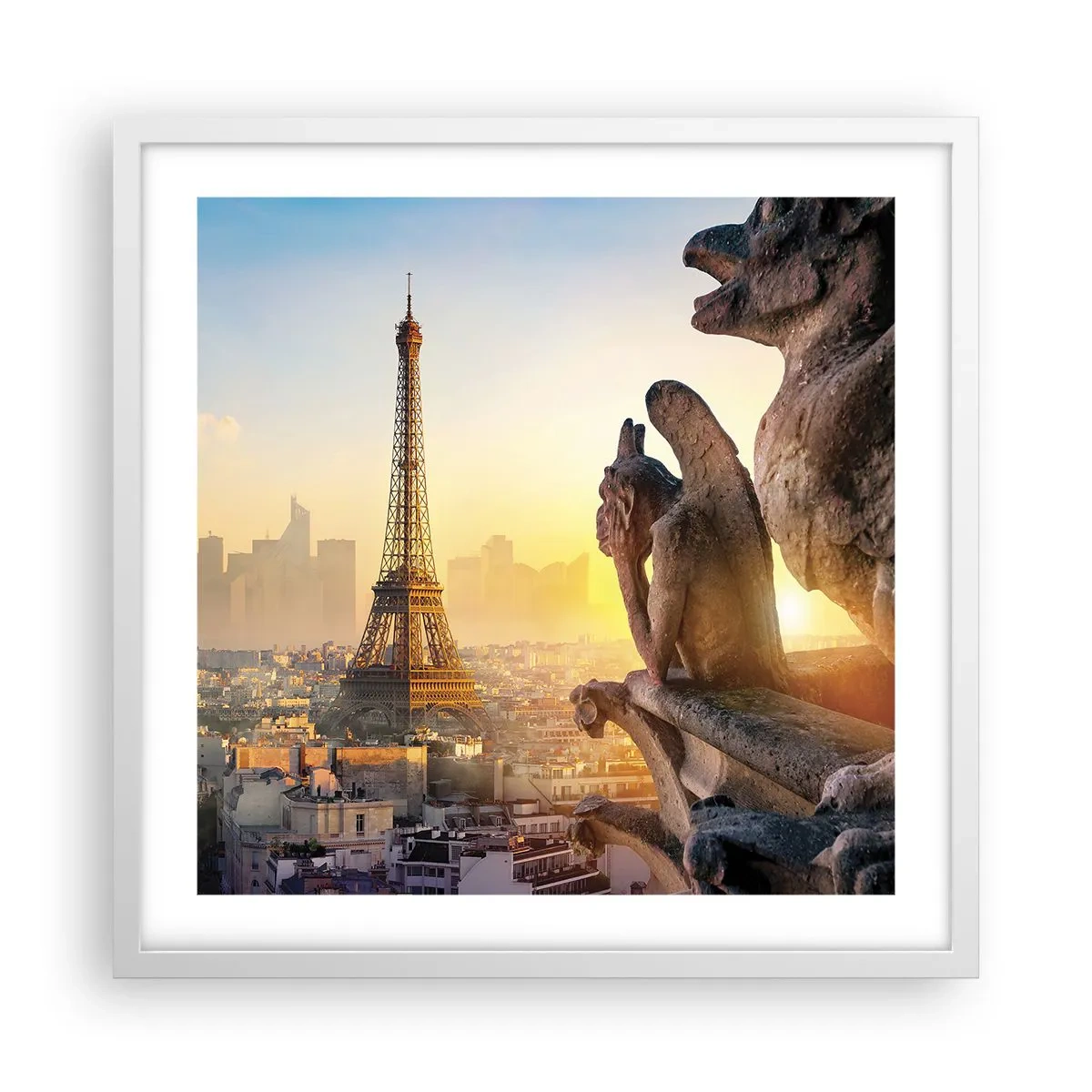 Poster in einem weißen Rahmen - Vieles hat sich geändert ... - 50x50 cm