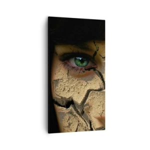 Bild auf Leinwand - Leinwandbild - Freude und Grauen zugleich - 55x100 cm