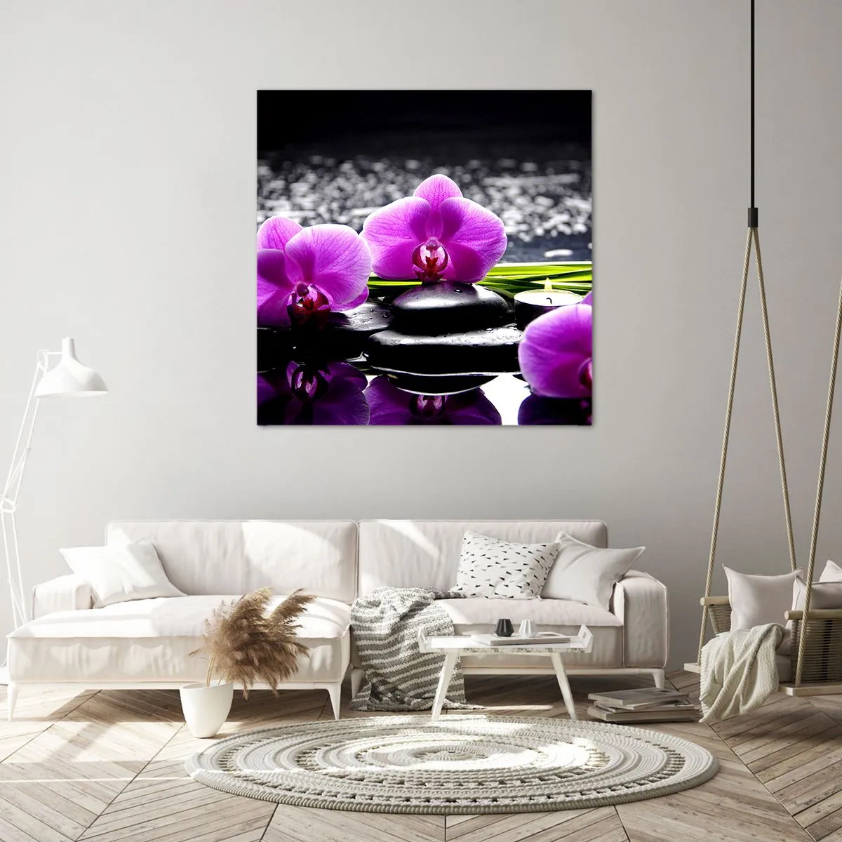 Bild auf Leinwand - Leinwandbild - In Ruhe ertrinken - 70x70 cm