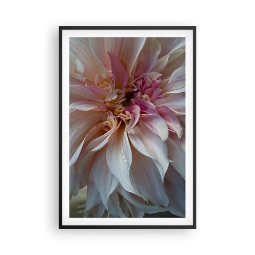 Poster in einem schwarzem Rahmen - Blühende Frische - 61x91 cm