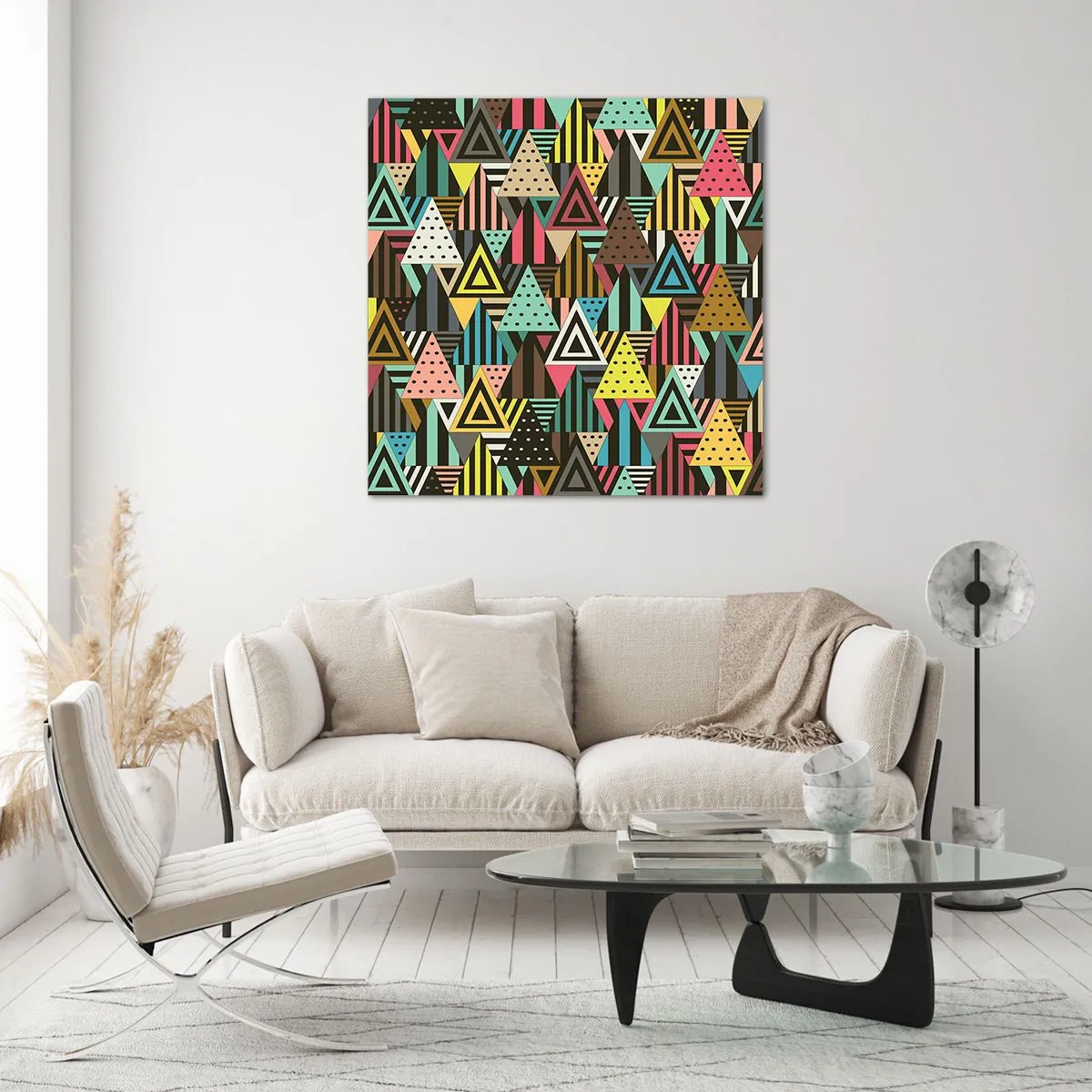 Glasbild - Bild auf glas - Im Rhythmus auf drei - 40x40 cm