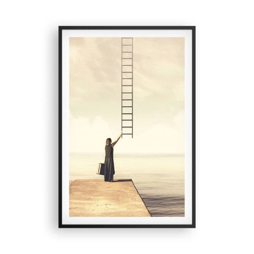 Poster in einem schwarzem Rahmen - Eine magische Reise - 61x91 cm