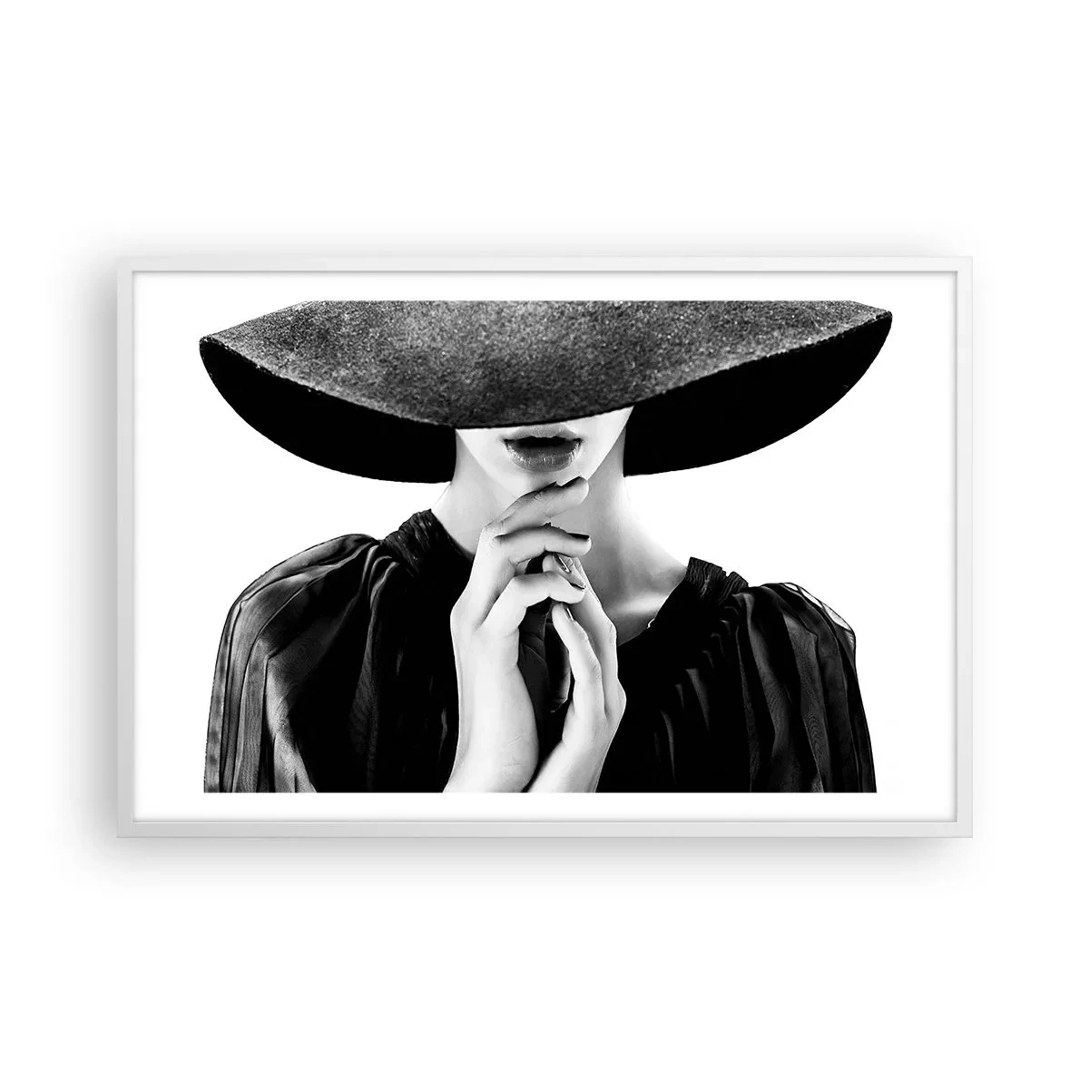 Poster in einem weißen Rahmen - Versteckte Schönheit - 91x61 cm