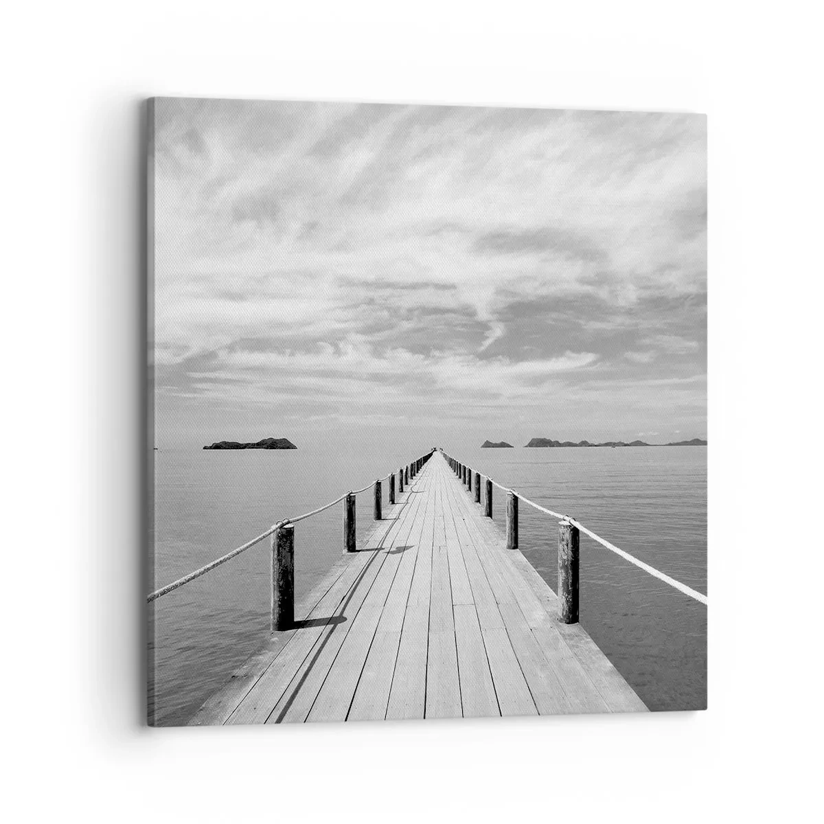 Bild auf Leinwand - Leinwandbild - Oder vielleicht eine Reise ... - 70x70 cm