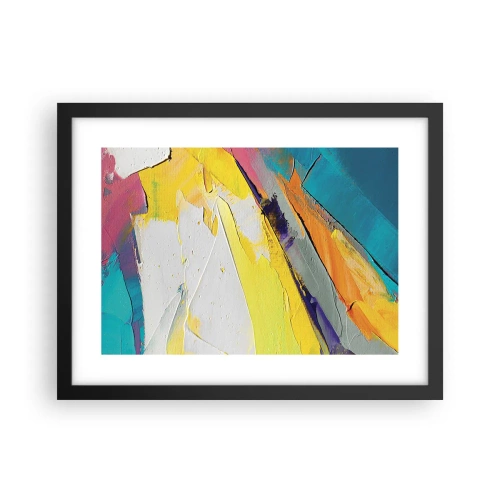 Poster in einem schwarzem Rahmen - Die Anatomie des Lichts - 40x30 cm