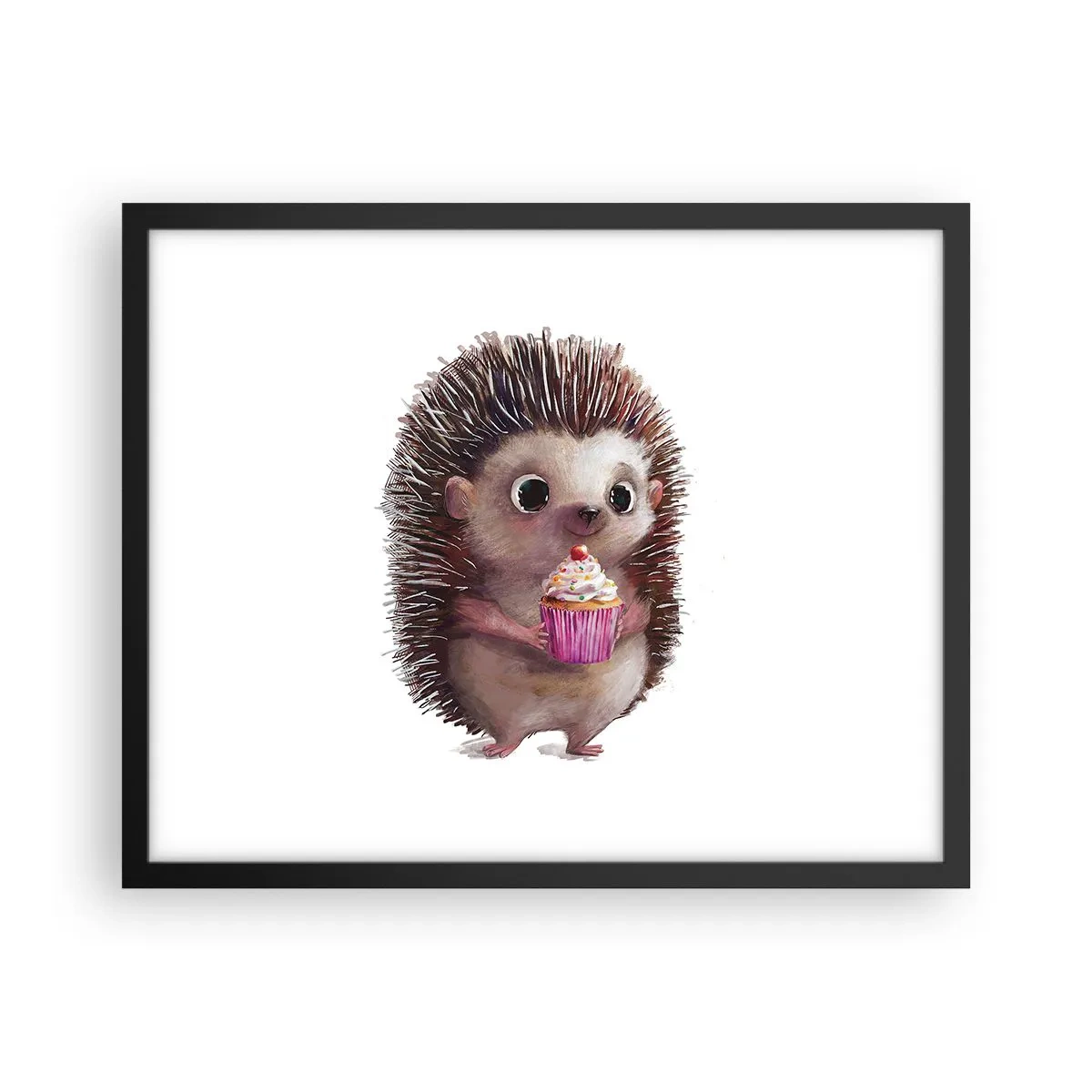 Poster in einem schwarzem Rahmen - Der Feiertag ist jeden Tag - 50x40 cm