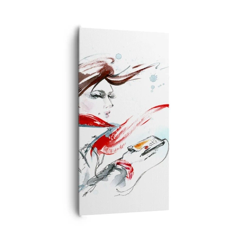 Bild auf Leinwand - Leinwandbild - Mit mir stimmt was nicht - 65x120 cm