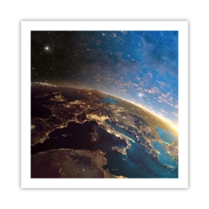 Poster - Schauen wir uns aus der Ferne an - 60x60 cm