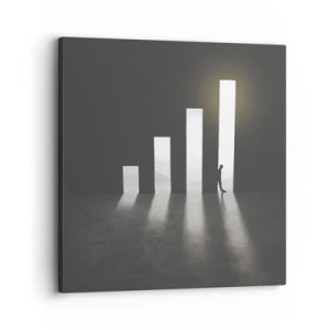 Bild auf Leinwand - Leinwandbild - Erfolg – ​​Impression - 30x30 cm