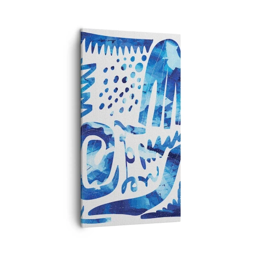 Bild auf Leinwand - Leinwandbild - Zurück zu den Wurzeln - 45x80 cm