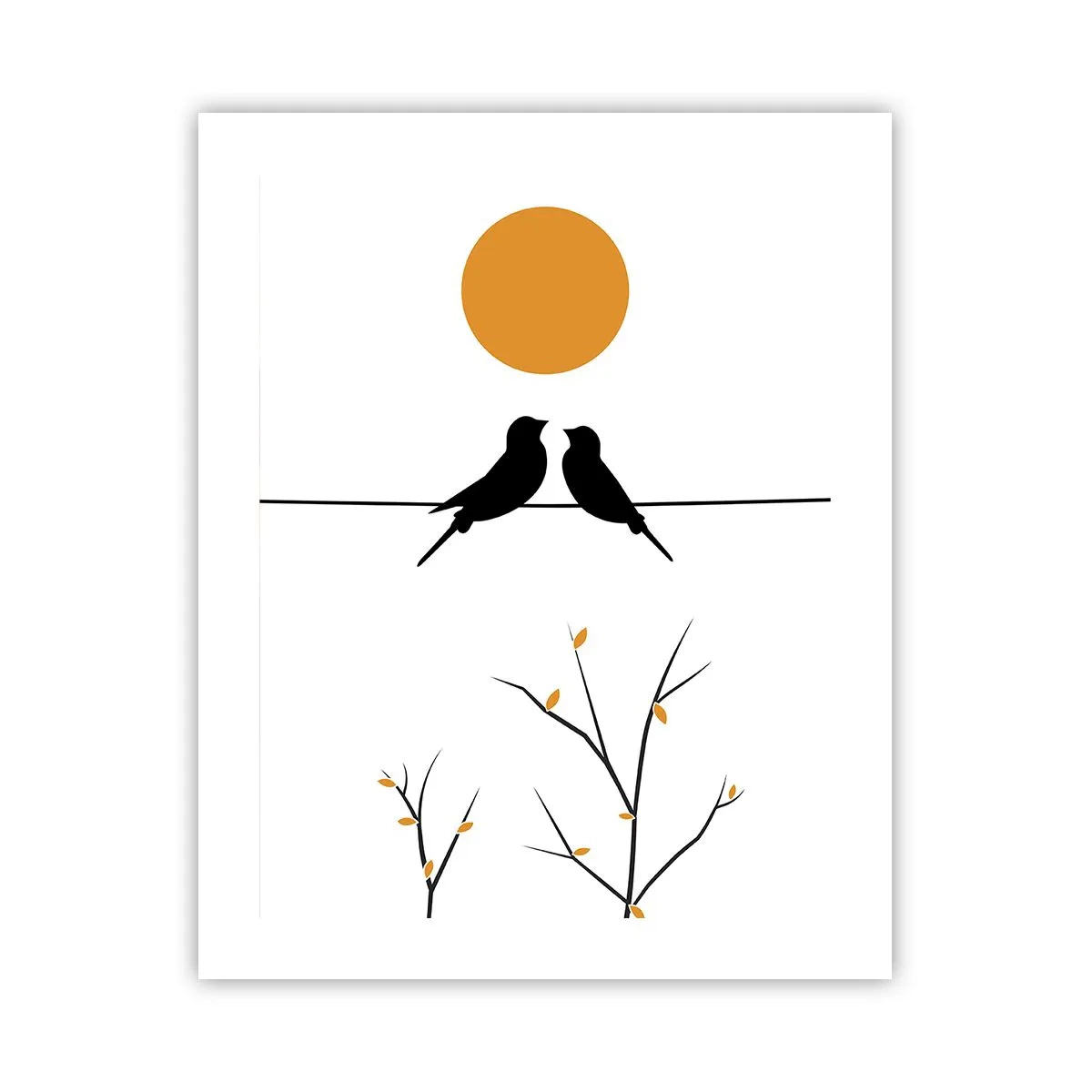 Poster - Abend der Nachtigallen - 40x50 cm